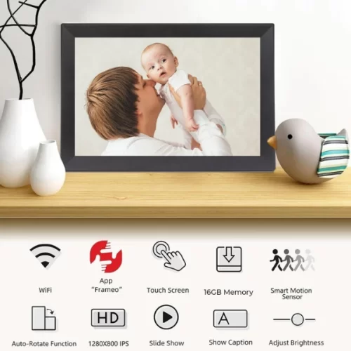 Touchscreen photo frame